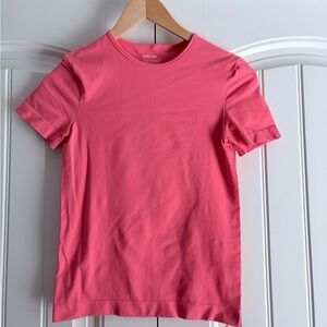 Helmut Lang Seamless Pink Crew Neck T Shirt Women's Size XS / S‎